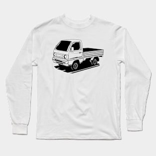 Jdm carry black print 1 Long Sleeve T-Shirt